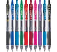 PILOT Penne gel G2, punta grassetta (1,0 mm), penne gel 1.0, assortite, confezione da 10