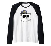 Pilot Pi Divertente Pi Pun Pi-Lot Pilot Pi Maglia con Maniche Raglan