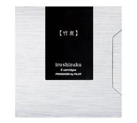 パイロット(Pilot) Pilot IRF6STAK Iroshizuku Iroshizuku - Cartuccia per penna stilografica, 0,9 cc, carbone di bambù, 6 bottiglie