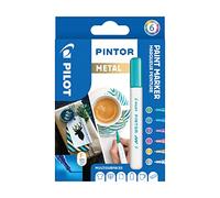 PILOT Pintor - Pennarello a punta fine Fine Colori metallici assortiti.