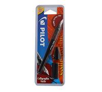 Pilot Plumix - Penna stilografica, cartuccia d'inchiostro nero, Extra Fine 0,32 mm