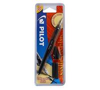 Pilot Plumix - Penna stilografica, cartuccia d'inchiostro nero, Extra Large 1,00 mm