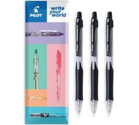 Pilot Progrex - Matita meccanica BeGreen, 71% riciclata, fusto nero, punta 0,5 mm, confezione da 3 pezzi