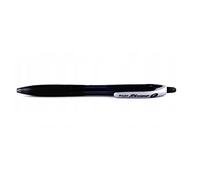 Pilot REX GRIP Penna a sfera con meccanismo a scatto e clip in plastica, punta fine e impugnatura gommata, colore nero