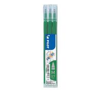 Refill a sfera Frixionball - punta 0,7mm - verde - Pilot - conf. 3 pezzi