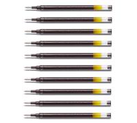 Pilot Ricariche per penne a gel G2 07 in set da 10 pezzi di colore nero