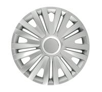 Set 4 copricerchi universali 13'' ABS verniciatura doppio strato Royal Silver
