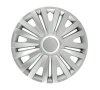 Set 4 copricerchi universali 15'' ABS verniciatura doppio strato Royal Silver