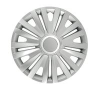 Set 4 copricerchi universali 16'' ABS verniciatura doppio strato Royal Silver