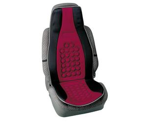 Pilot Schienale Magnetico Massaggiante Poggiaschiena Anatomico - Nero/Rosso