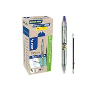 Bonuspack 10 penne +10 refill B2P Ecoball punta 1.0mm blu Pilot