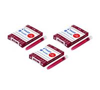 PILOT Set di 3 custodie da 6 cartucce d'inchiostro Namiki IC-50 per penna senza cappuccio rosso