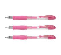 Pilot, Penna roller G207, con inchiostro gel, retrattile, tratto da 0,7 mm 0,7 mm Single Rosa pastello