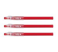 PILOT Set di 3 penne roller FRIXION Ball Sticks 07, rosso