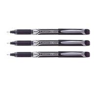 Pilot V10 Grip Hi-Tecpoint - Penna a sfera con punta da 1,0 mm, inchiostro nero, confezione da 6