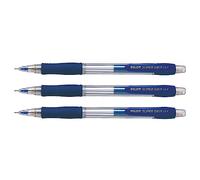 PILOT Set di 3 portamine SupergrIP H187 0,7 mm ricaricabile blu