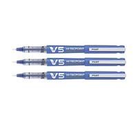 PILOT Set di 3 rulli ricaricabili V5 inchiostro liquido blu Begreen punta fine
