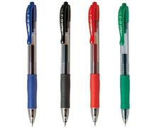 Pilot - Set di 4 penne G2, 1 blu, 1 nera, 1 rossa e 1 verde
