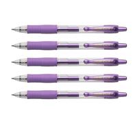 Pilot G207 - Penna Rollerball a punta retrattile da 0,7 mm, inchiostro gel, colore: viola metallizzato