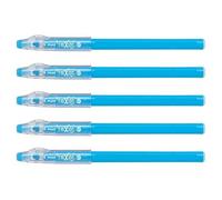Pilot Set di 5 penne Roller FRIXION Ball Sticks a punta media, colore: turchese