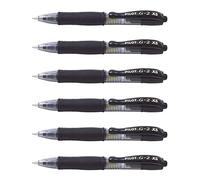 Pilot Lot de 3 Minis Stylo roller Encre gel G2 XS7 PIXIE Tracé 0,4 mm (Bille 0,7mm) Noir