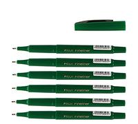 PILOT Set di 6 pennarelli fineliner extra sottili 0,4 mm, colore: verde