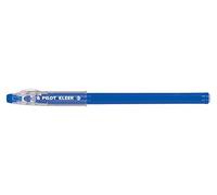 Pilot - Set di 6 penne a sfera con cappuccio Kleer cancellabile PTE sottile blu