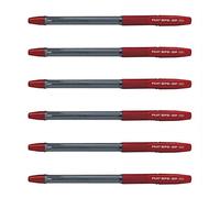 Pilot - Set di 6 penne a sfera Grip BPS-GP medio rosso