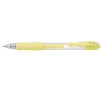 Pilot - Set di 6 penne sfera a inchiostro gel G2 07 PTE Media Giallo Pastello