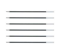 PILOT Set di 6 ricariche per penna a sfera RFN-GG a punta fine, colore: Nero