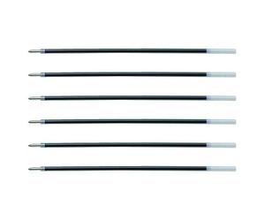 PILOT Set di 6 ricariche per penna a sfera RFN-GG-XB, punta extra grande, colore: nero (sostituisce RFJ-GP)