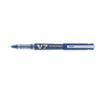 PILOT Set di 6 rulli ricaricabili Hi-TechPoint V7 Begreen Pte medio inchiostro liquido blu