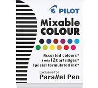 Pilot Set Of 12 Cartridges For Parallel Pen, multicolore