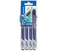 PILOT - SET TO GO 4 FRIXION FINELINER - ERASABLE FIBER TIP FINELINER - MEDIUM - ASSORTED COLORS - 1 BLUE 1 RED 1 GREEN 1 BLACK