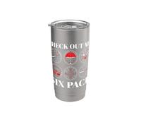 Pilot Six Pack Aviation Simulazione di volo Aviator Aircraft Bicchiere termico in acciaio inox doppia parete