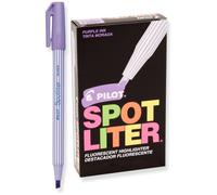 Pilot Spotliter Fluorescent Highlighters Chisel Tip Purple 12-Pack (49011)