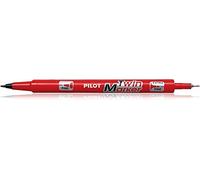 Pilot Super Colour - Pennarello permananet, confezione da 10, colore: Rosso