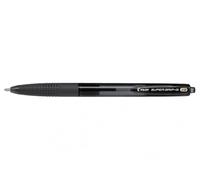 Pilot Super Grip G BPGG-8R-XB 2054 - Penna a sfera, colore: Nero 0,6 mm, meccanismo a scatto, colore cassa = inchiostro