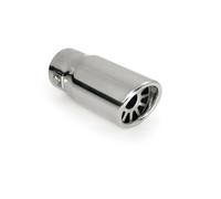 TERMINALE DI SCARICO IN ACCIAIO INOX LUCIDATO Ø 32-40 mm SUONO SPORTIVO