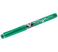 PILOT - Set di 3 penne in feltro V Sign Pen Pte medio, 0,6 mm, colore: Verde