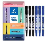 PILOT Twin Marker Pen Permanente 2-in1 Neri Blu Extra Fine/Doppia Punta
