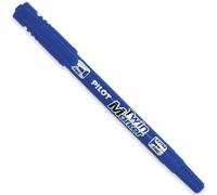 PILOT Twin Marker Pen Permanente 2-in1 Neri Blu Extra Fine/Doppia Punta