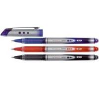Pilot V Ball grip rollerball pen, 0.7mm fine tip ball with red ink and 0.4mm lin