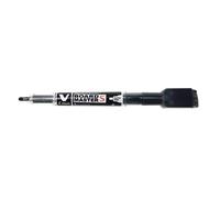 Pilot V-Board Master S 3.5 mm Tip Extra Fine Whiteboard Marker with Eraser - Bla