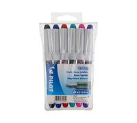 Pilot V-Pen - Penna stilografica usa e getta, confezione da 6, colori assortiti