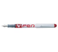 Pilot V Penna Monouso Stilografica Cancellabile Liquid Ink Pennino Medio 0.58
