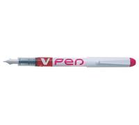 Pilot V Penna Monouso Stilografica Cancellabile Liquid Ink Pennino Medio 0.58