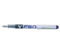 Pilot V Penna Monouso Stilografica Cancellabile Liquid Ink Pennino Medio 0.58