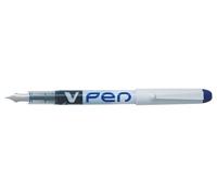 Pilot V Penna Monouso Stilografica Cancellabile Liquid Ink Pennino Medio 0.58