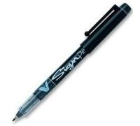 Pilot V Sign Liquid Ink Pen 2mm Tip 0.6mm Line Black [Pack 12] - 301101201